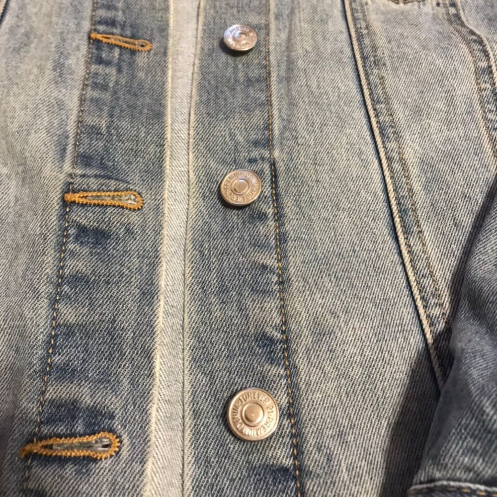 Forever21 Denim Ripped Jacket - Picture 3 of 4